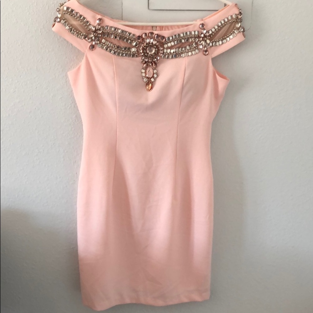 crystal party dress